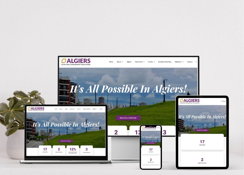 Algiers Economic Development Foundation website
